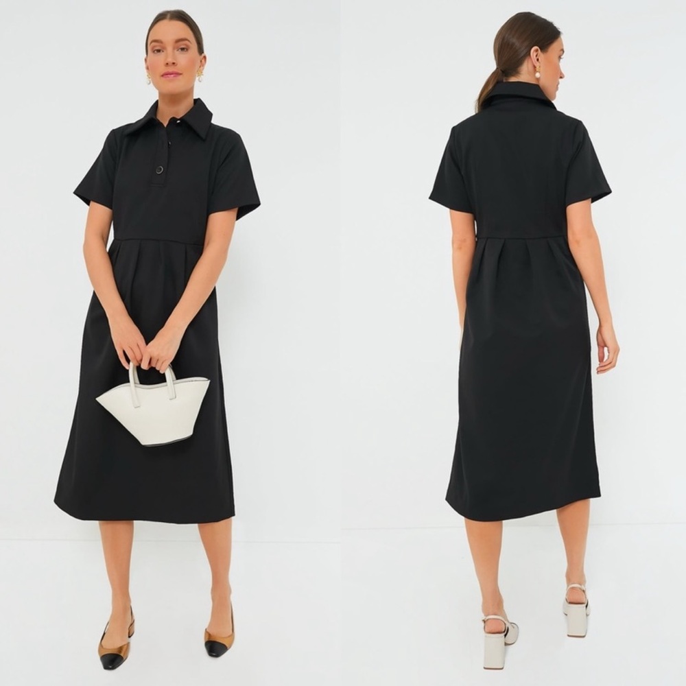Tuckernuck Pomamder Place Mackenzie Midi Dress Black
